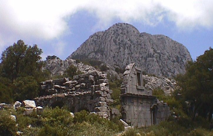 Termessos the Pisidian city built at an altitude of more than 1000 meters on the southwestern side of Solymos Mountain in the Taurus Mountains