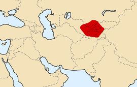 Location of Sogdian Rock at the West Asia map