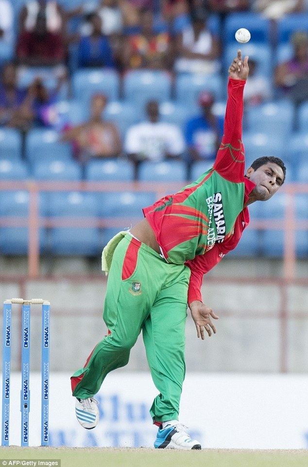 Sohag Gazi Bangladesh spinner Sohag Gazi reported for suspect bowling