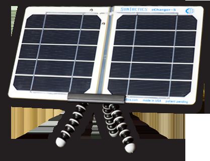 Solar cell phone charger
