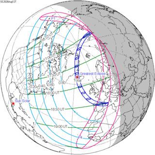 Solar eclipse of August 12, 2026 httpsuploadwikimediaorgwikipediacommonsthu