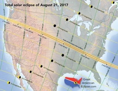 Solar eclipse of August 21, 2017 wwweclipsemapscomEclipseMapsGalleryPagesTo