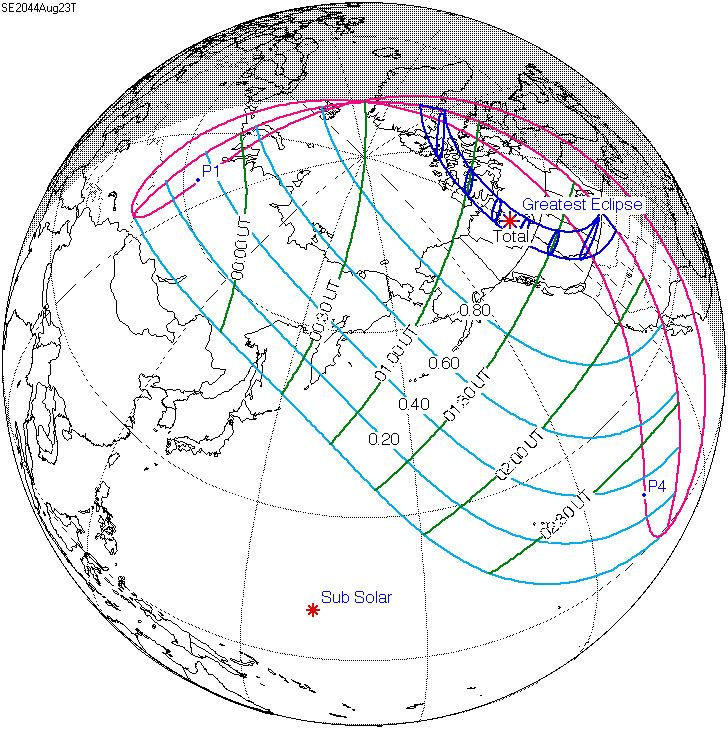 Solar eclipse of August 23, 2044