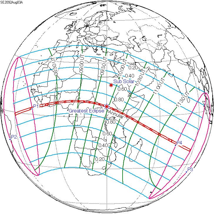 Solar eclipse of August 3, 2092