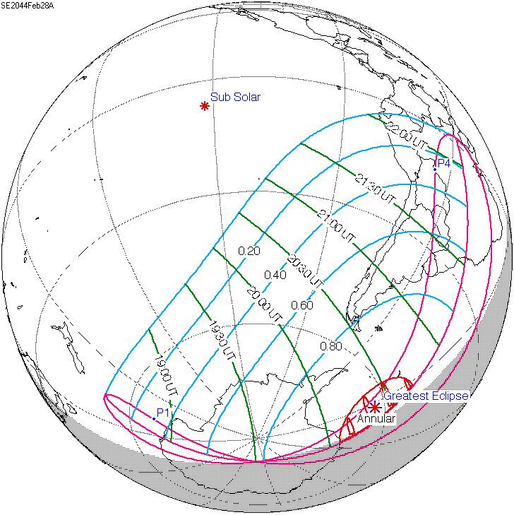 Solar eclipse of February 28, 2044