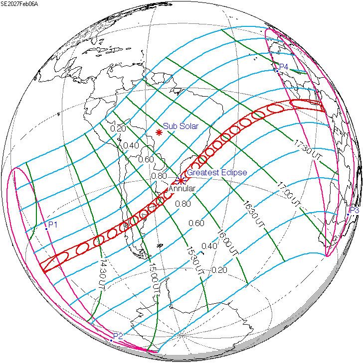 Solar eclipse of February 6, 2027 - Alchetron, the free social encyclopedia