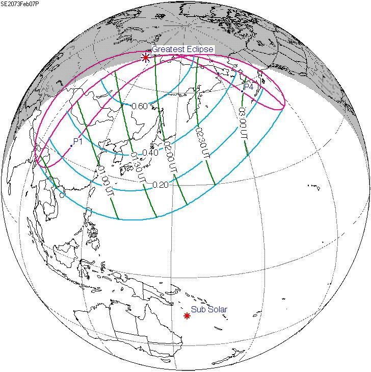 Solar eclipse of February 7, 2073