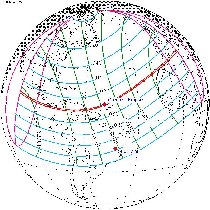 Solar eclipse of February 7, 2092