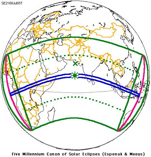 Solar eclipse of July 5, 2168