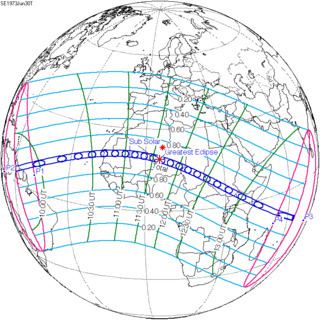 Solar eclipse of June 30, 1973 httpsuploadwikimediaorgwikipediacommonsthu