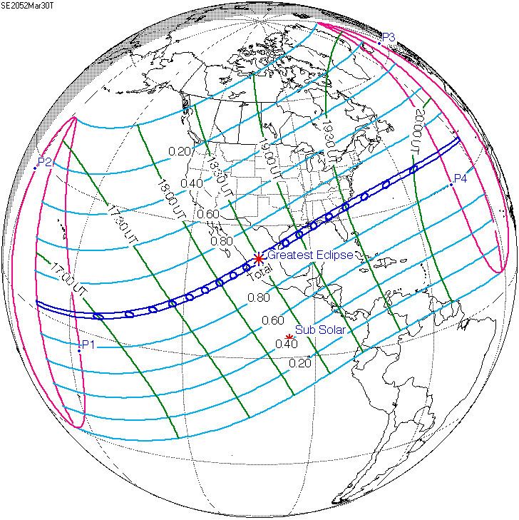 Solar eclipse of March 30, 2052