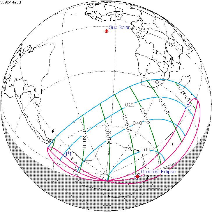 Solar eclipse of March 9, 2054