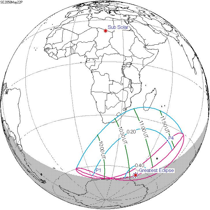 Solar eclipse of May 22, 2058