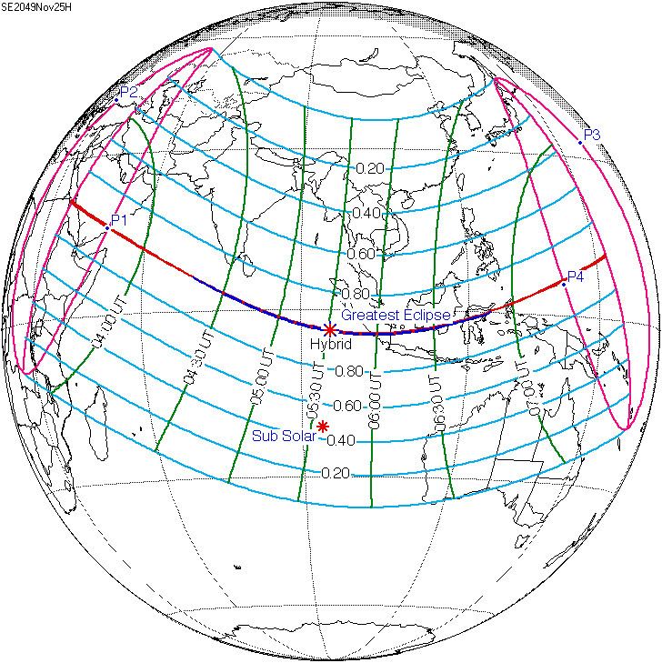 Solar eclipse of November 25, 2049