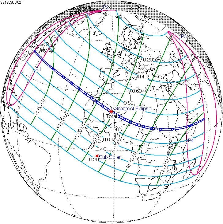 Solar eclipse of October 2, 1959 - Alchetron, the free social encyclopedia