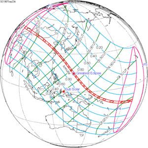 Solar eclipse of September 23, 1987 httpsuploadwikimediaorgwikipediacommonsthu