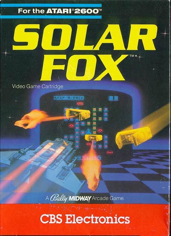 Solar Fox Atari 2600 VCS Solar Fox scans dump download screenshots ads