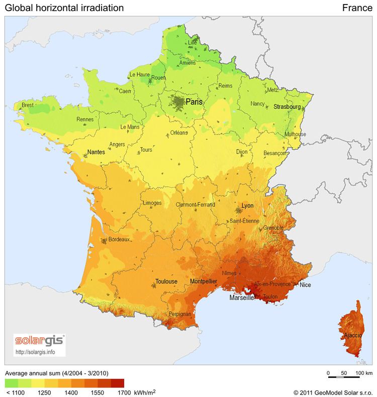 Solar power in France