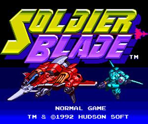 Soldier Blade Soldier Blade USA ROM lt TG16 ROMs Emuparadise