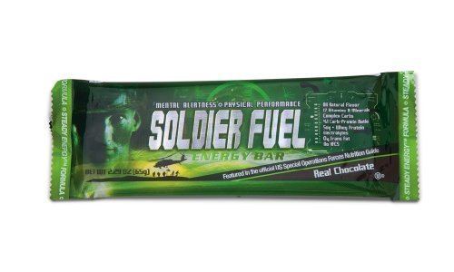 Soldier Fuel Amazoncom Soldier Fuel Energy Bars Real Chocolate 229Ounce