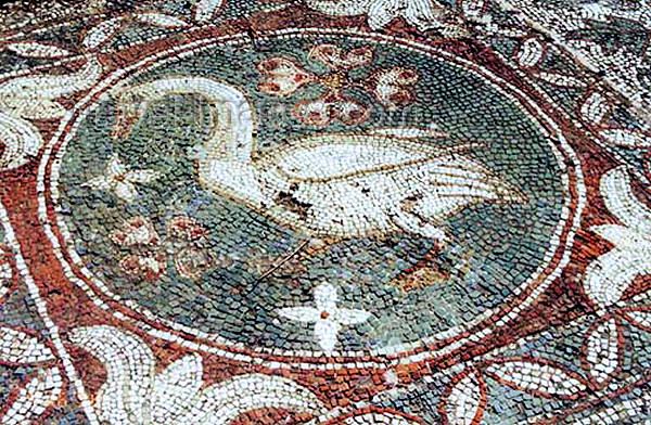 Soli, Cyprus North Cyprus Soli Soloi Kyrenia district mosaic goose