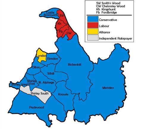 Solihull Metropolitan Borough Council election, 1987