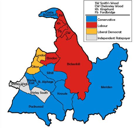 Solihull Metropolitan Borough Council election, 1990