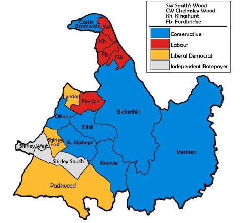 Solihull Metropolitan Borough Council election, 1991