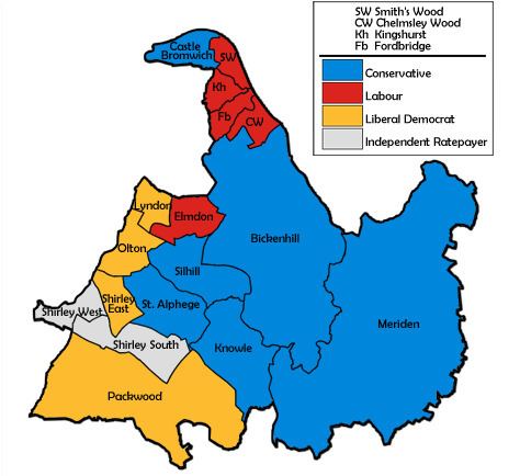 Solihull Metropolitan Borough Council election, 1995