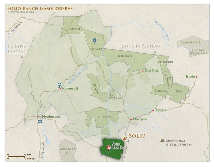 Solio Ranch Solio Ranch Map Detailed map of Solio Ranch
