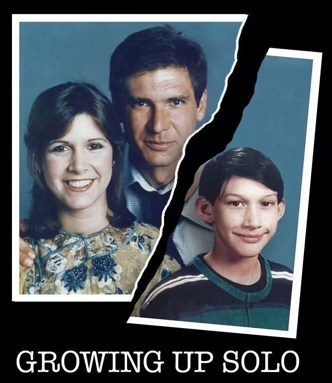 Solo family Check Out The 39Star Wars39 Solo Family Portrait And Memes