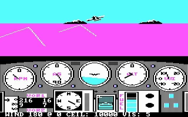Solo Flight (video game) Download Solo flight vehicle simulation retro game Abandonware DOS