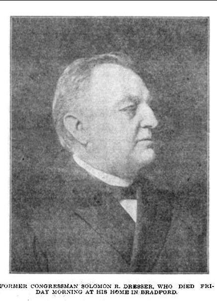 Solomon Robert Dresser Congressman Solomon Robert Dresser 1842 1911 Genealogy