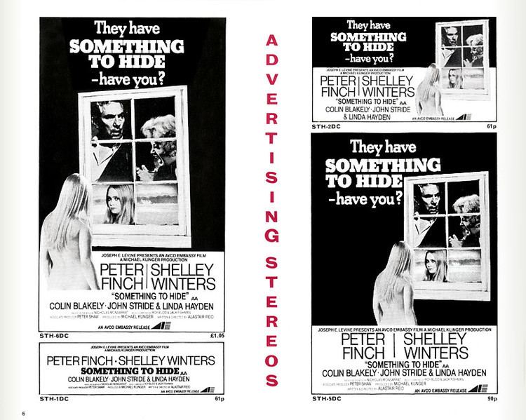 Something to Hide The Michael Klinger Papers Images Something to Hide 1972