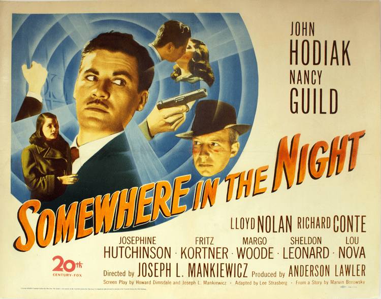 Somewhere in the Night (film) Somewhere in the Night 1946 Original Half Sheet
