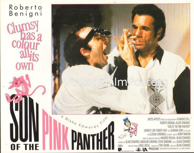 Son of the Pink Panther SON OF THE PINK PANTHER 5 orig 1993 British Lobby Cards BENIGNI
