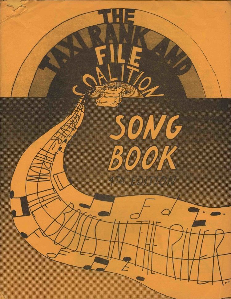 Song book Songbook Taxi Rank amp File Coalition