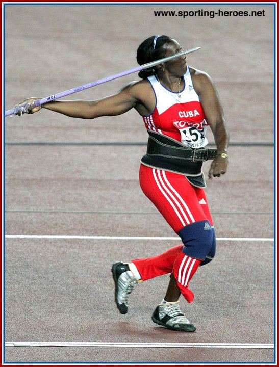 Sonia Bisset Sonia BISSET World Championships javelin finalist many times Cuba