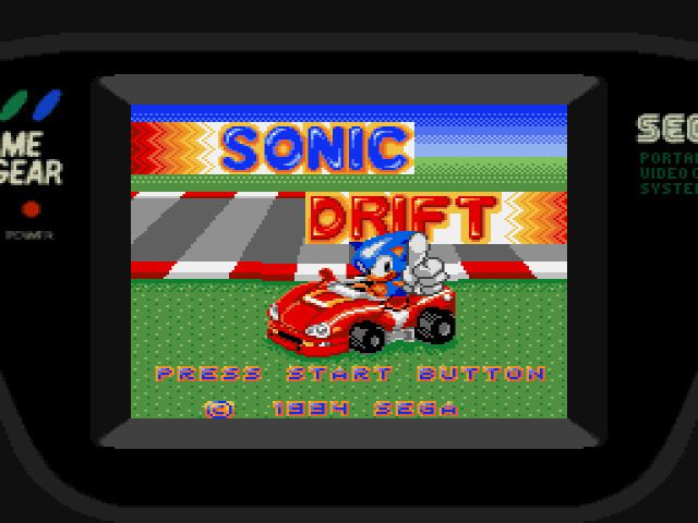 Sonic Drift Sonic Drift Japan ROM lt Game Gear ROMs Emuparadise