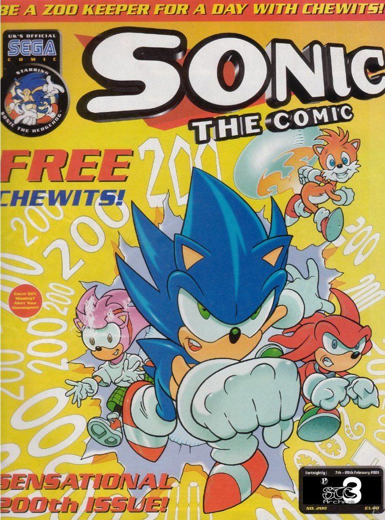 Sonic the Comic Sonic The Comic Issue No 200 lt Retro Magazines Comics Strategy