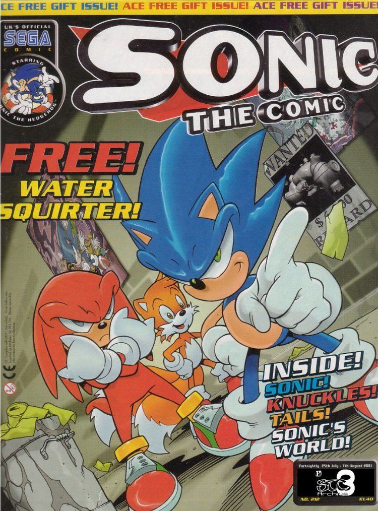 Sonic the Comic Sonic The Comic Issue No 212 lt Retro Magazines Comics Strategy