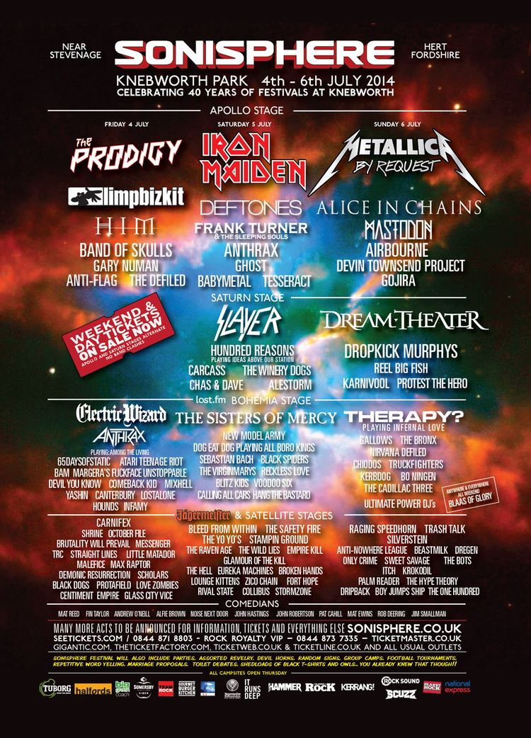 Sonisphere Festival - Alchetron, The Free Social Encyclopedia