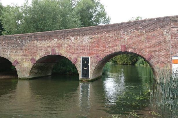 Sonning Bridge Mysterious door appears on Sonning Bridge Get Reading