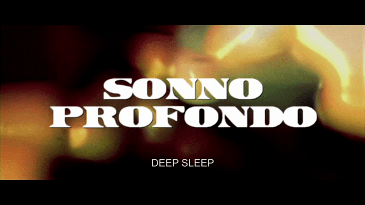 Sonno Profondo Daily Grindhouse DVD Review SONNO PROFONDO 2013 Daily Grindhouse