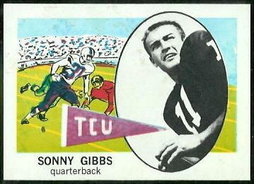 Sonny Gibbs wwwfootballcardgallerycom1961NuCard146Sonny