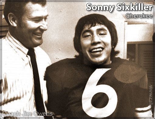 Sonny Sixkiller SONNY SIXKILLER NATIVE AMERICAN INDIAN FOOTBALL LEGEND