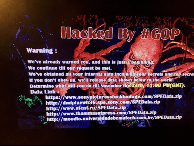 Sony Pictures hack cdncollidercomwpcontentuploadshackedbygop