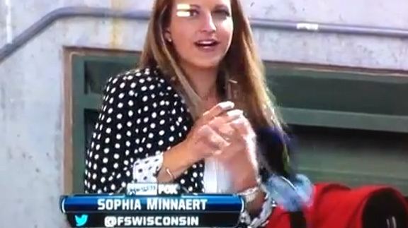 Sophia Minnaert Milwaukee Brewers Reporter Sophia Minnaert Struck With