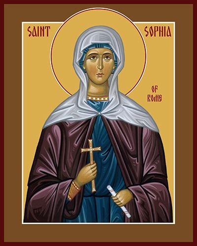 Sophia of Rome St Sophia of Rome