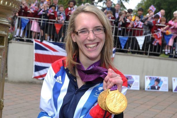 Sophie Christiansen Paralympic gold medallist Sophie Christiansen at Hurst